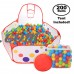 Pop Up Kids Ball Pit, Bundle Combo with 200 Colored Plastic Balls (BPA Free) Playing Tent with Basketball Hoop Ideal for Fun, Education and Therapy for Toddlers, Babies, kids Indoor/Outdoor Play   567224777